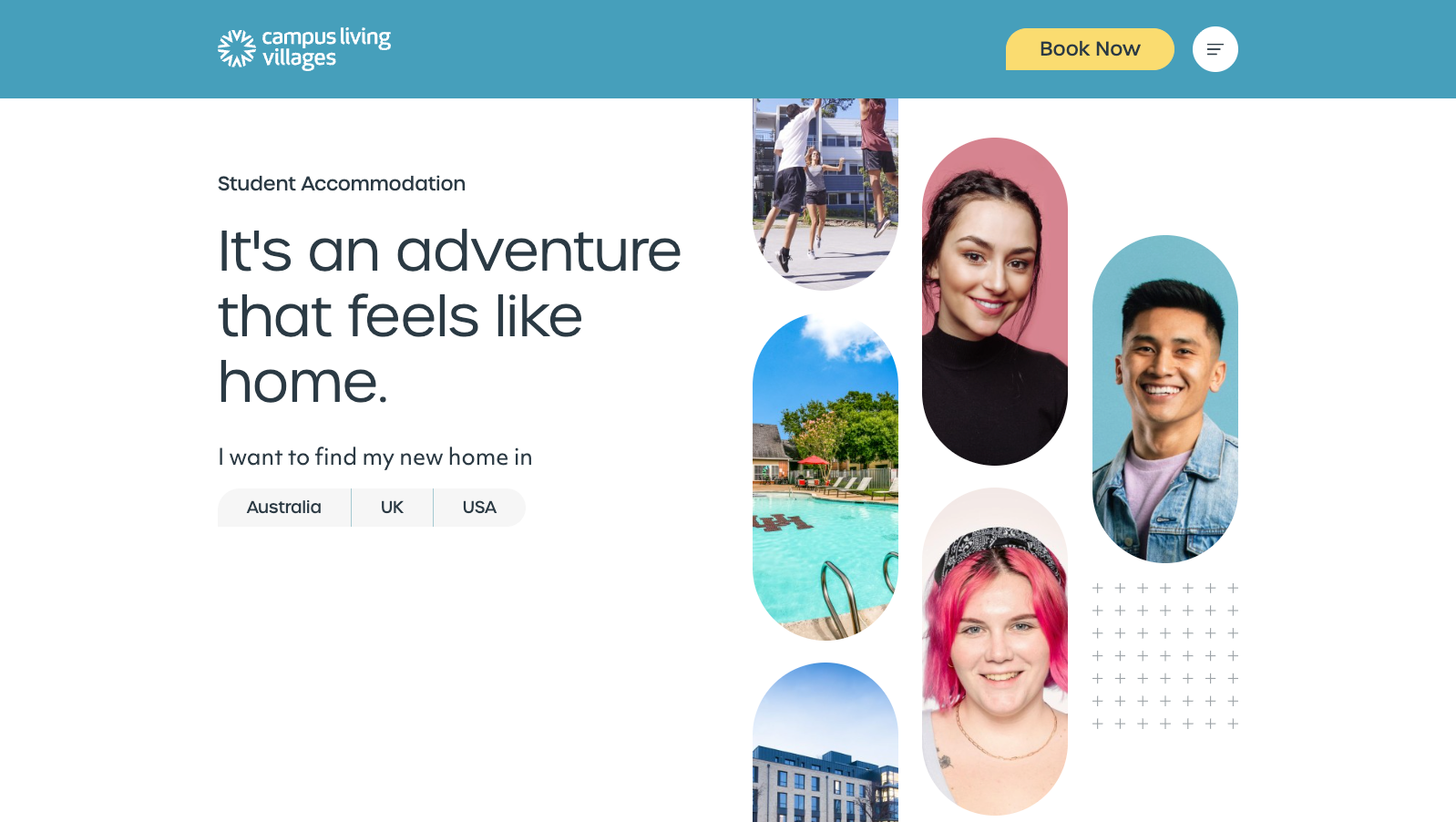 Campus Living Villages page preview