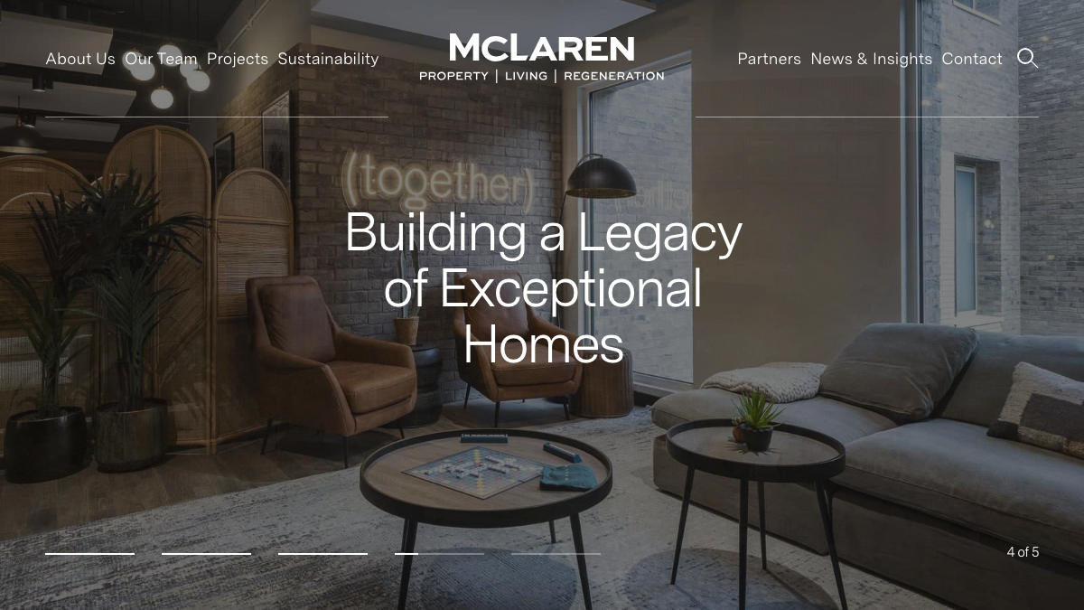 McLaren Property page preview