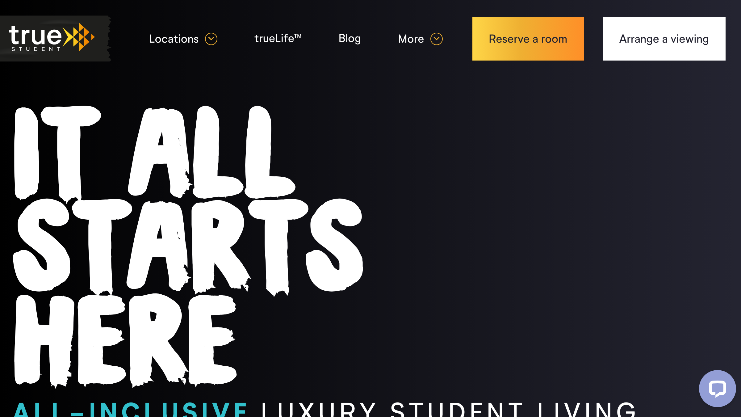 True Student page preview