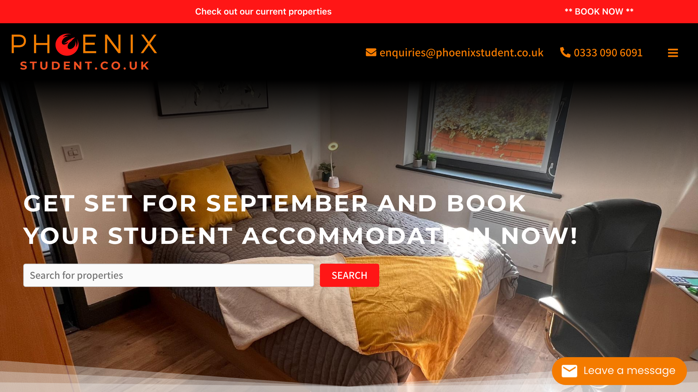 Phoenix Student page preview