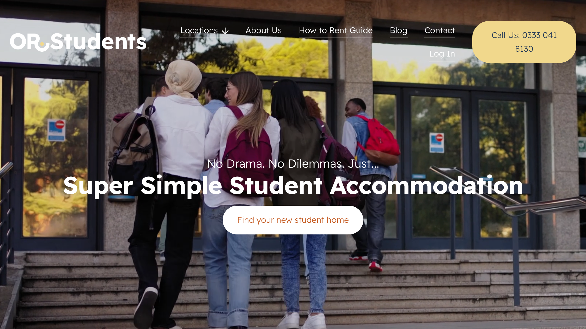OR Students page preview