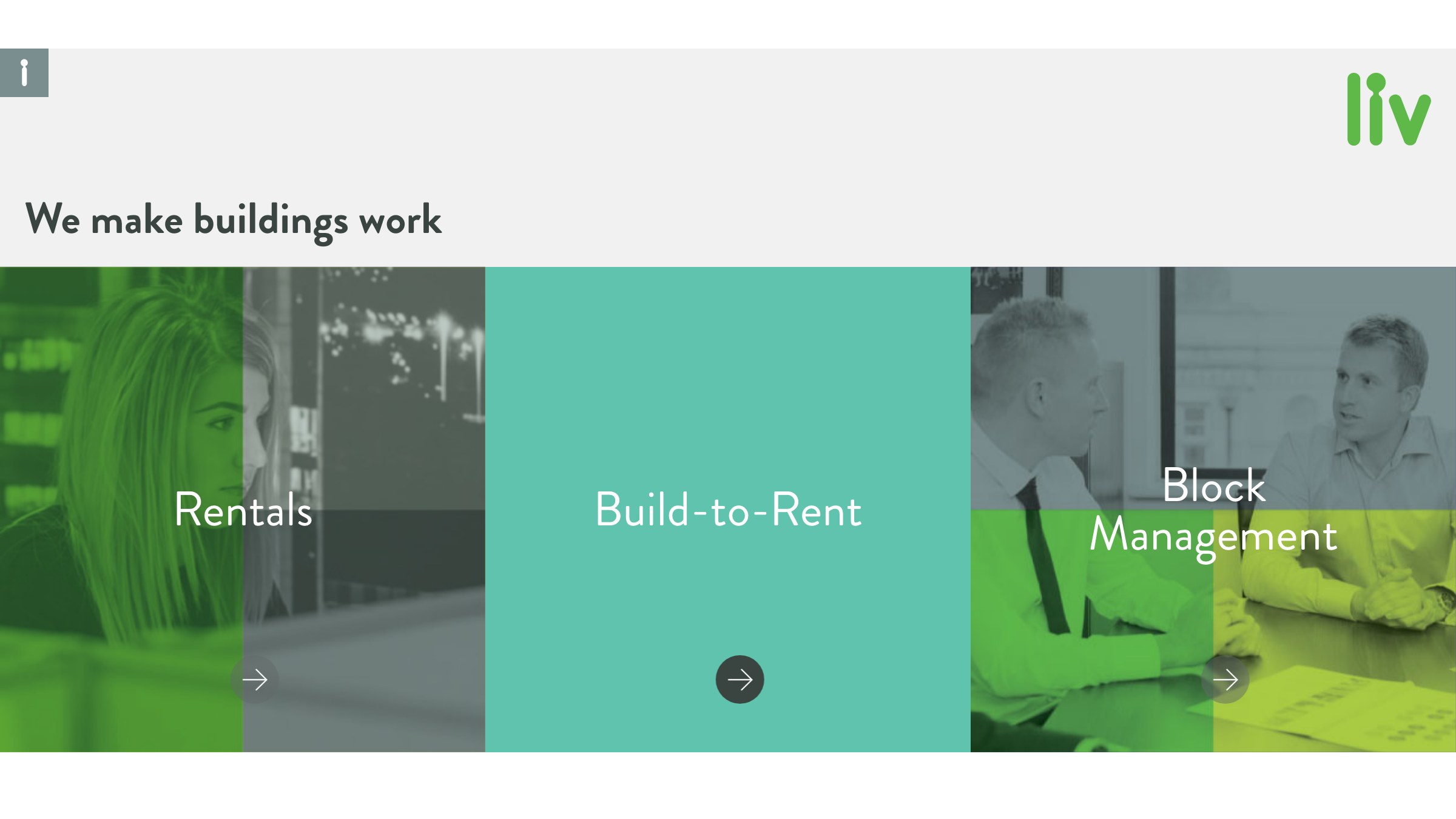 LIV Group page preview
