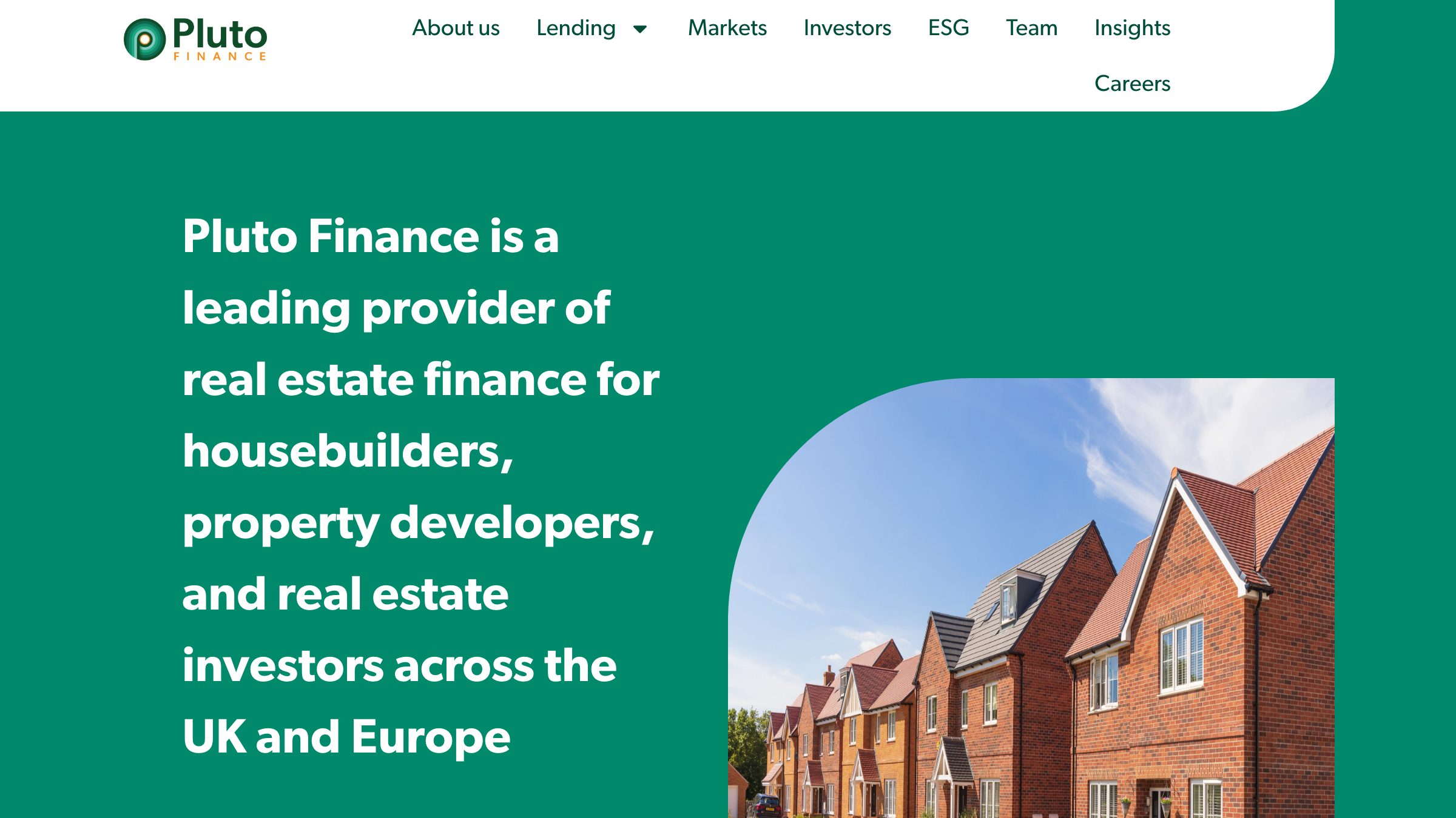 Pluto Finance page preview
