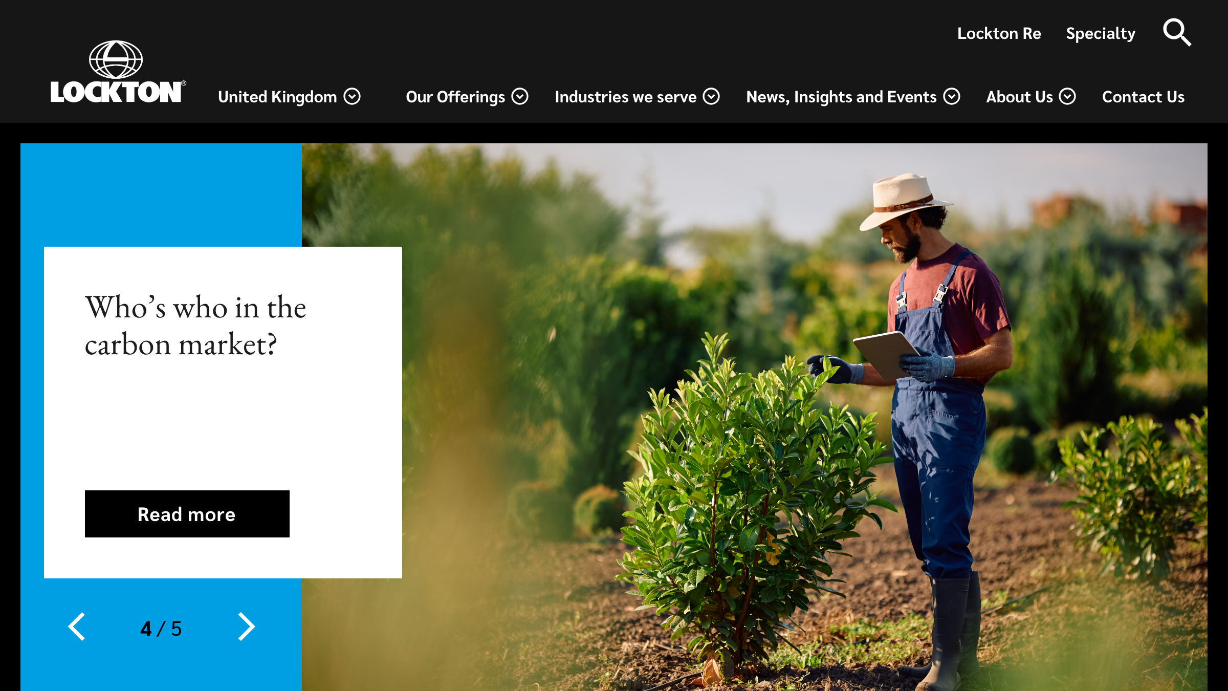 Lockton page preview