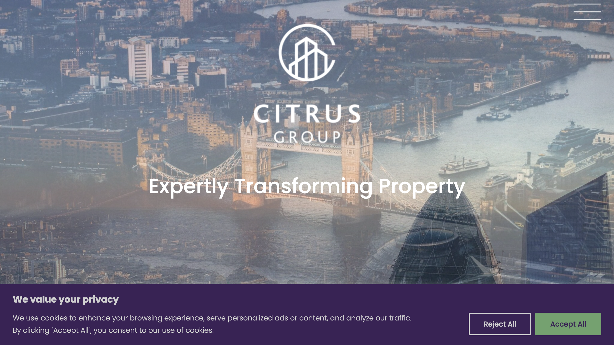 Citrus Group page preview