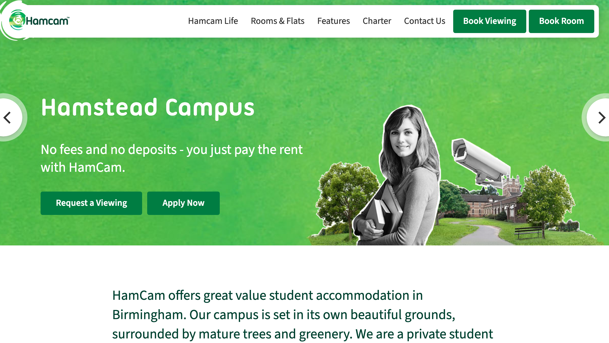 Hamstead Campus page preview