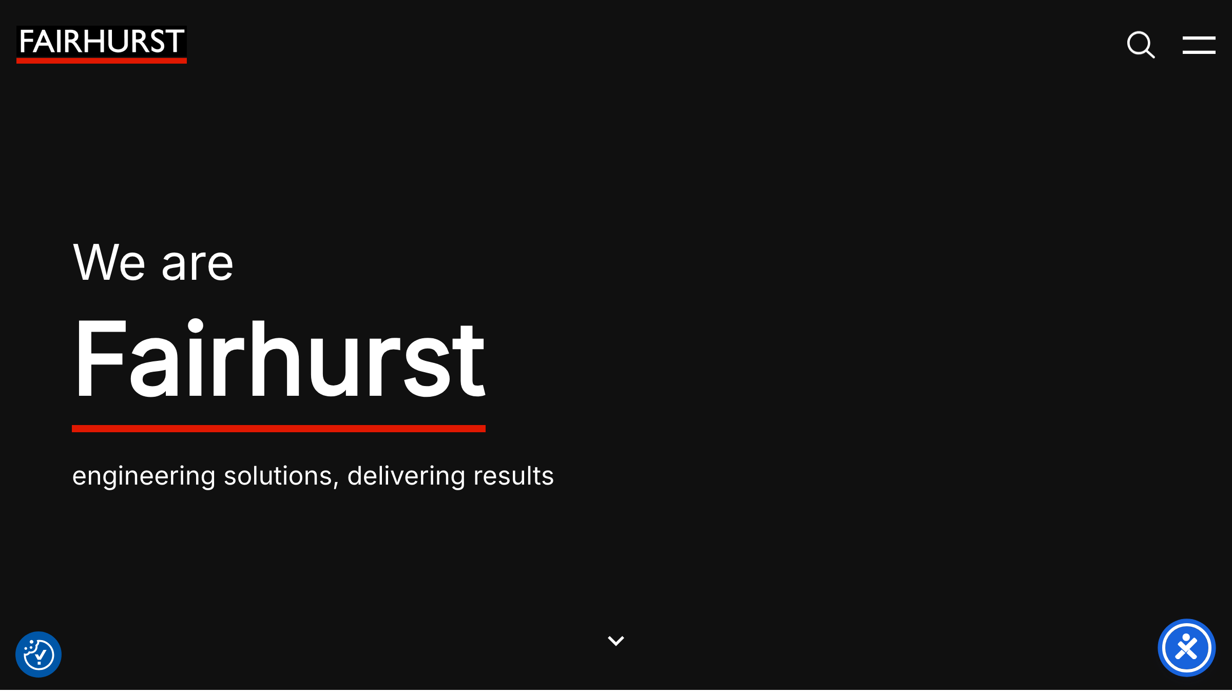W A Fairhurst and Partners page preview