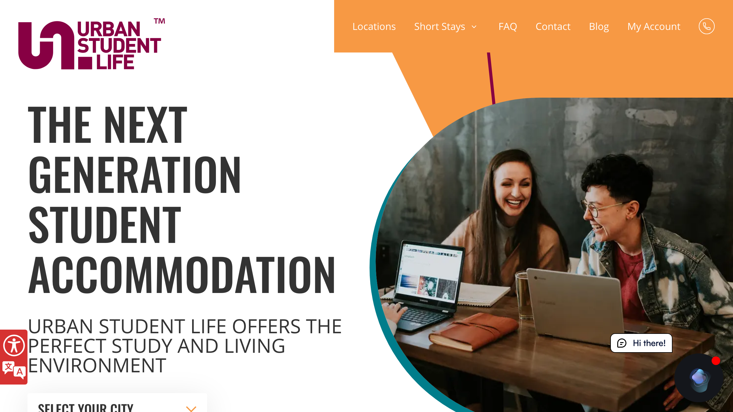Urban Student Life page preview