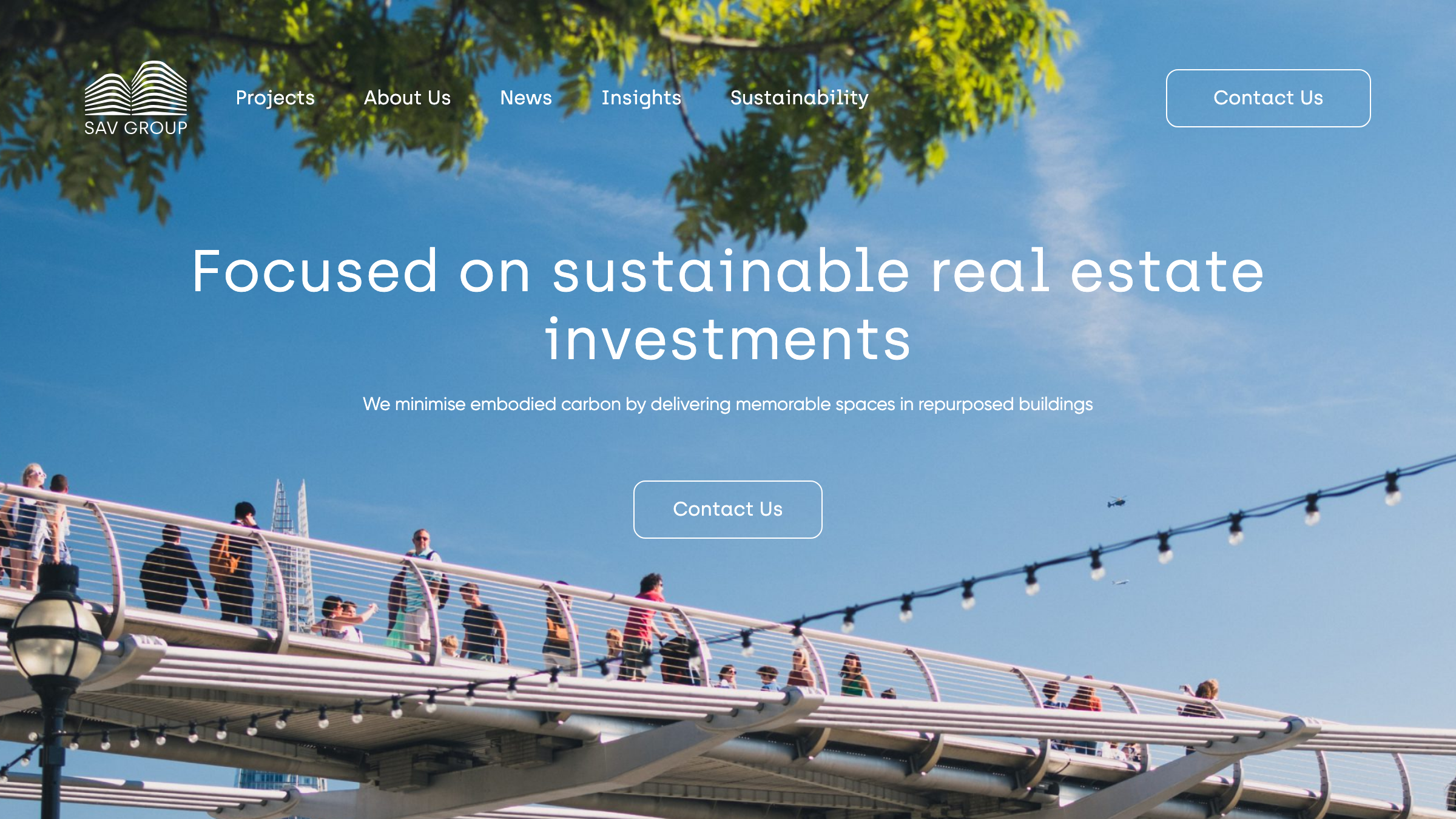 SAV Group page preview