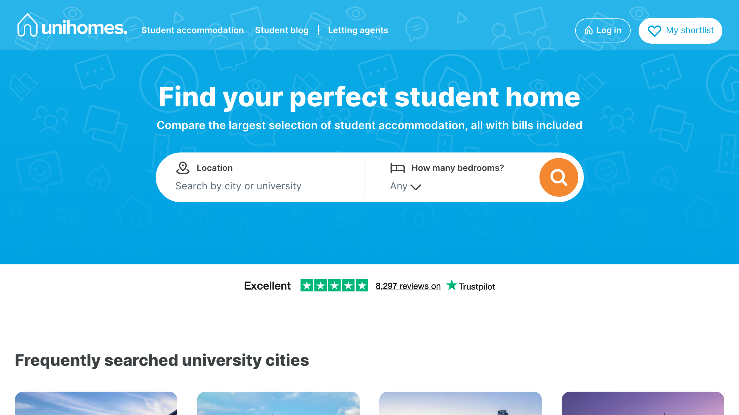 Unihomes page preview