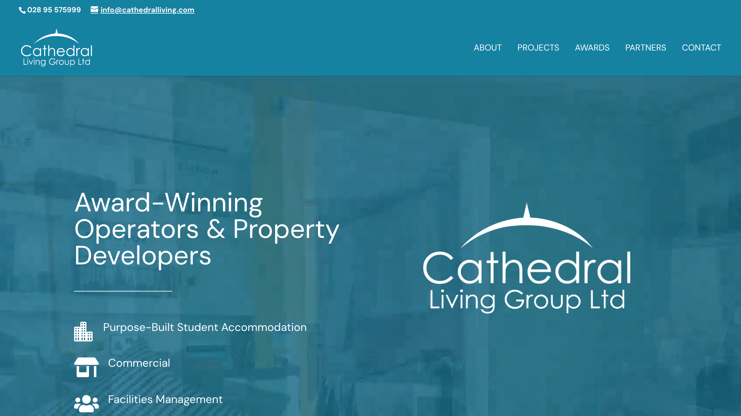 Cathedral Living page preview