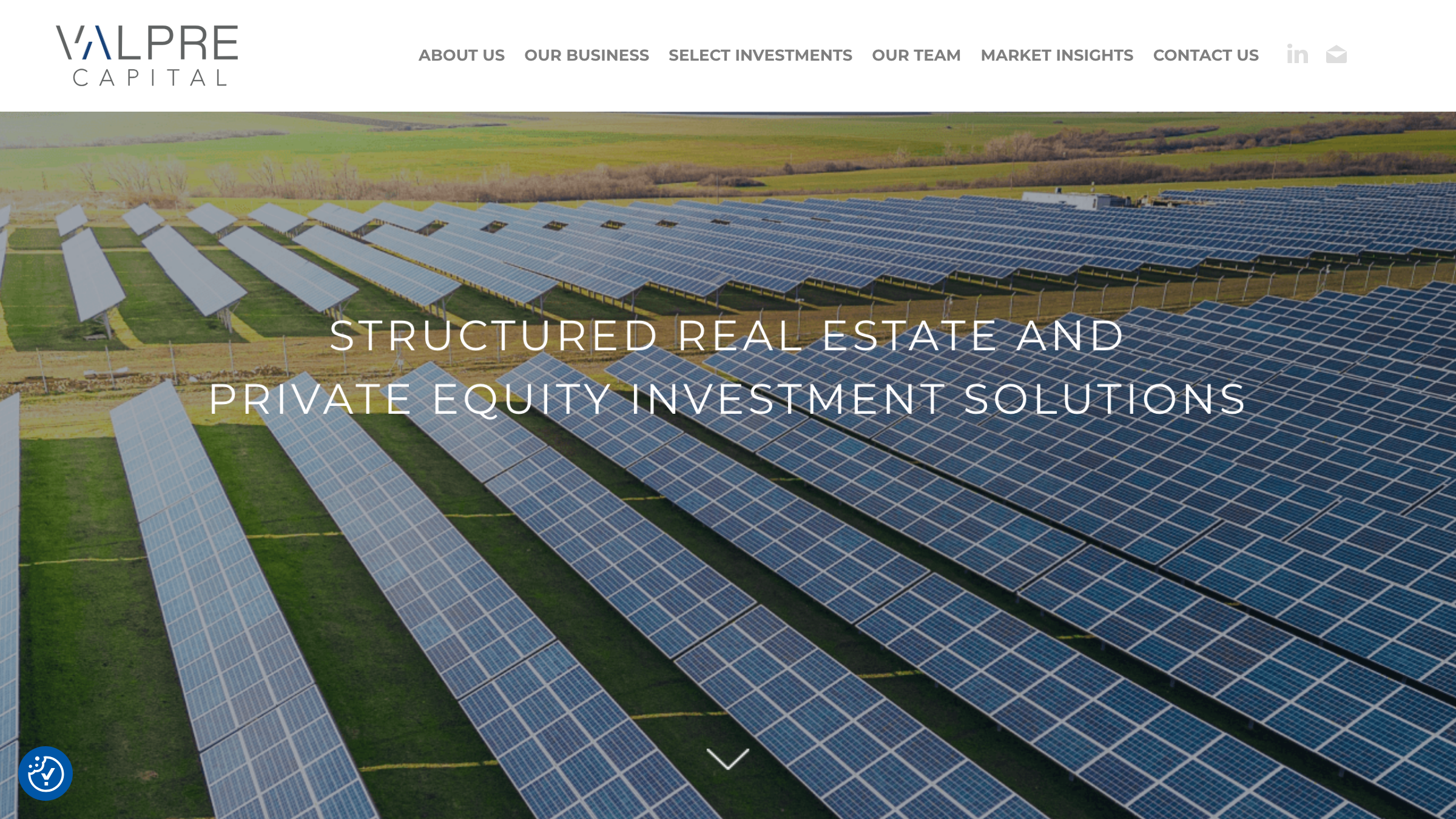 Valpre Capital page preview