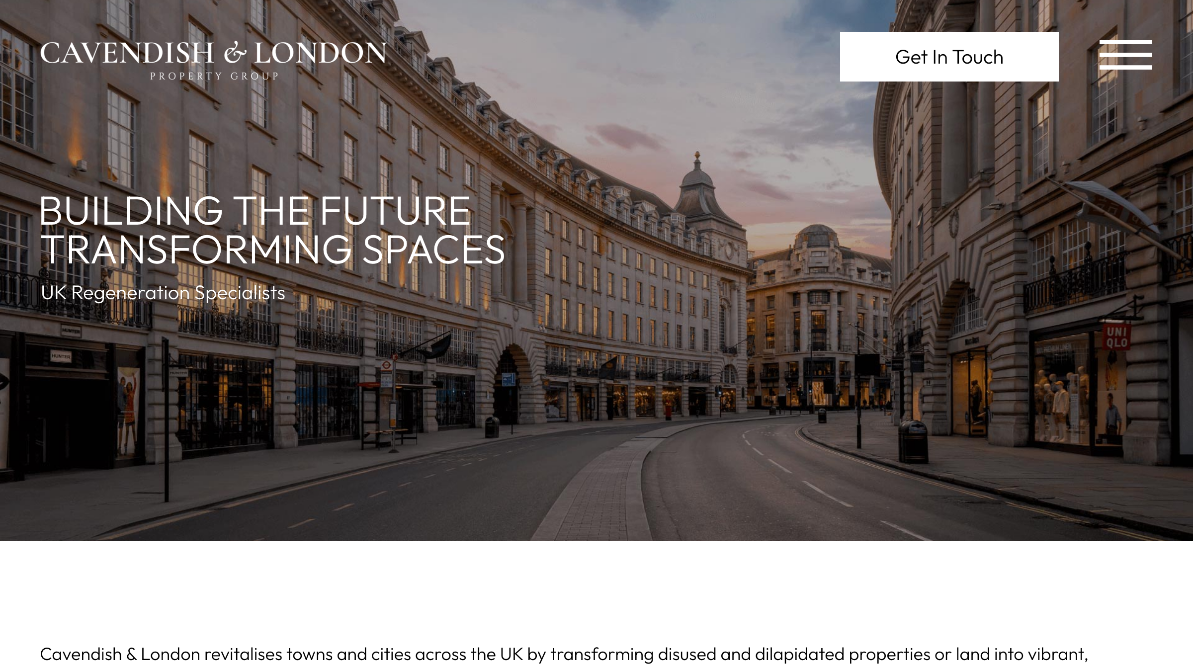Cavendish & London Property Group page preview