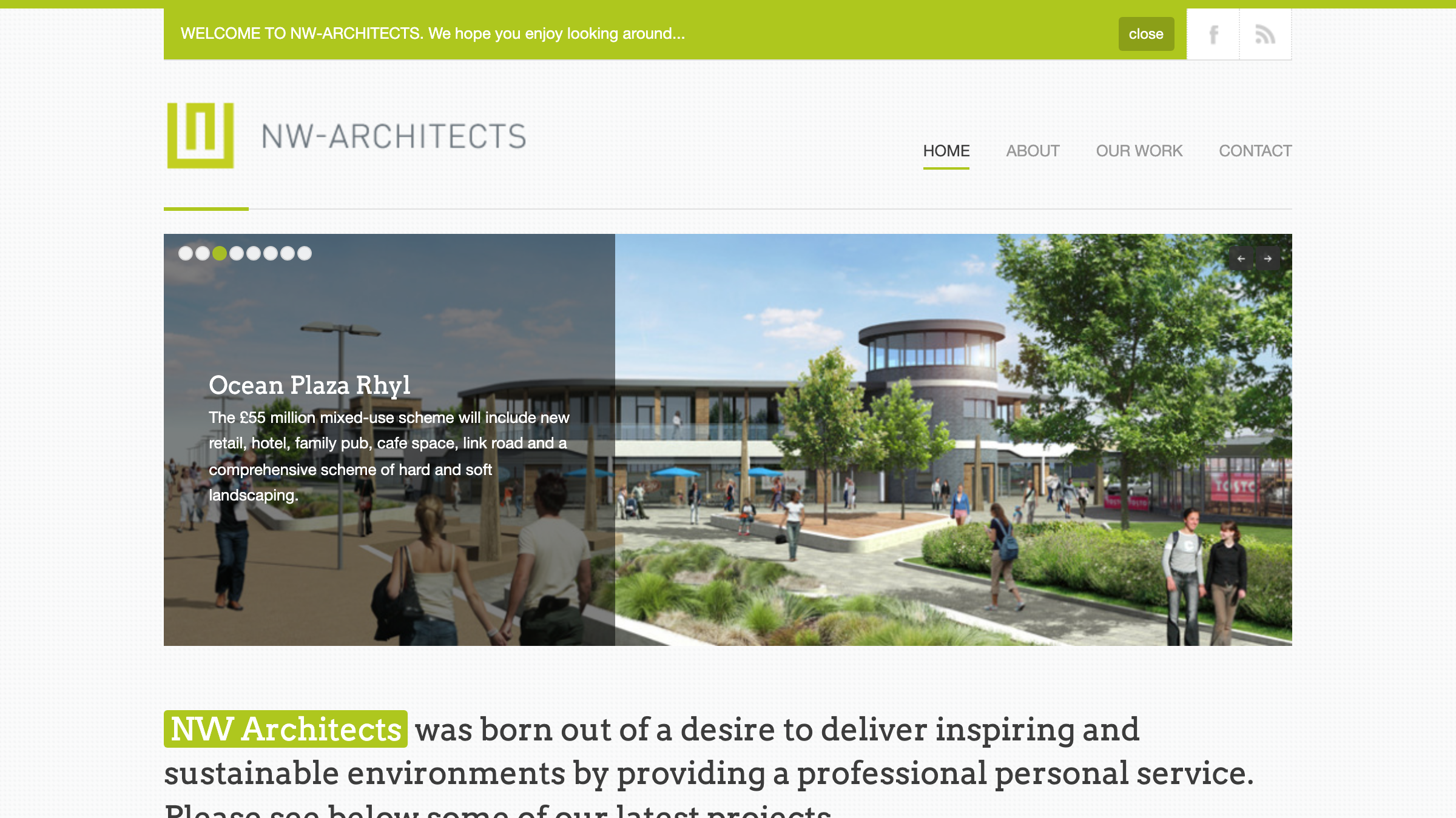 NW Architects page preview