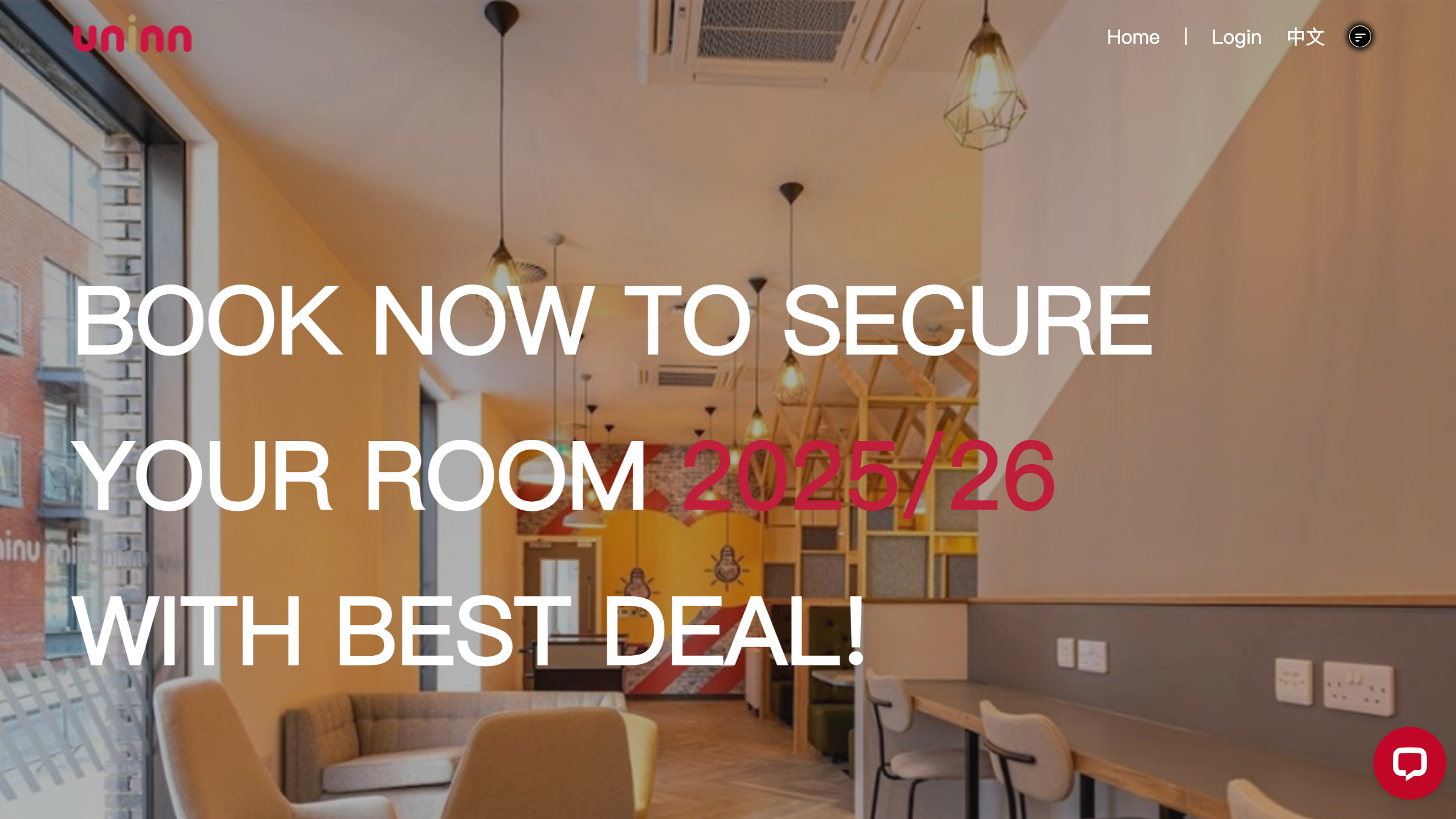 Uninn Student Accommodation page preview