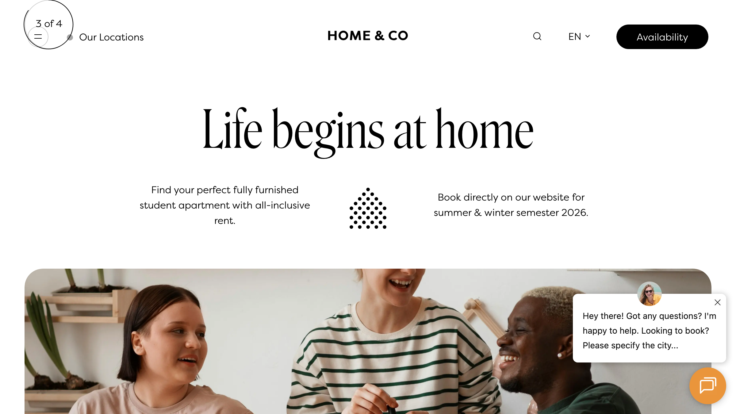 Home & Co page preview