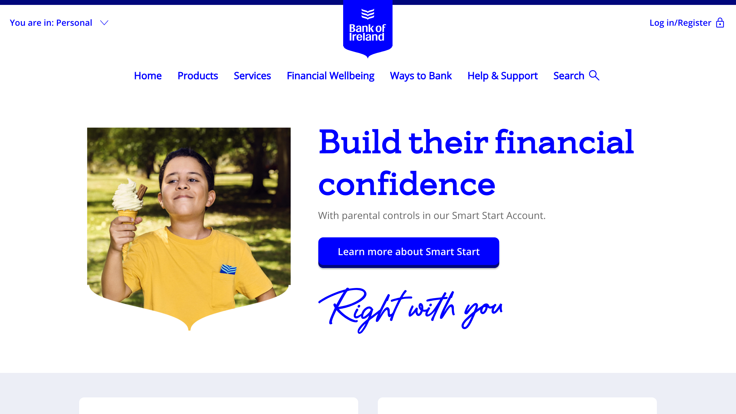 Bank of Ireland page preview
