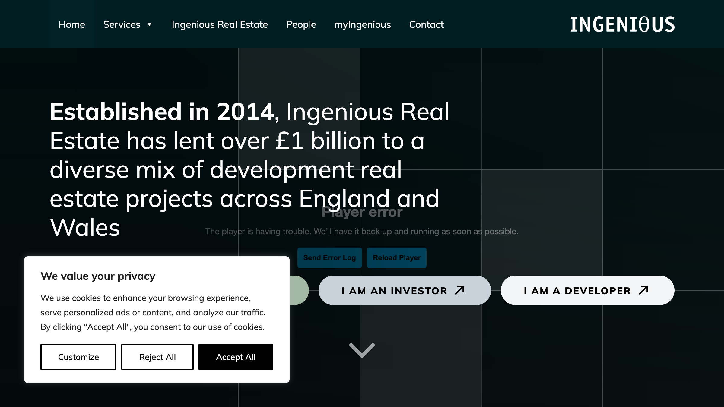 Ingenious Group page preview