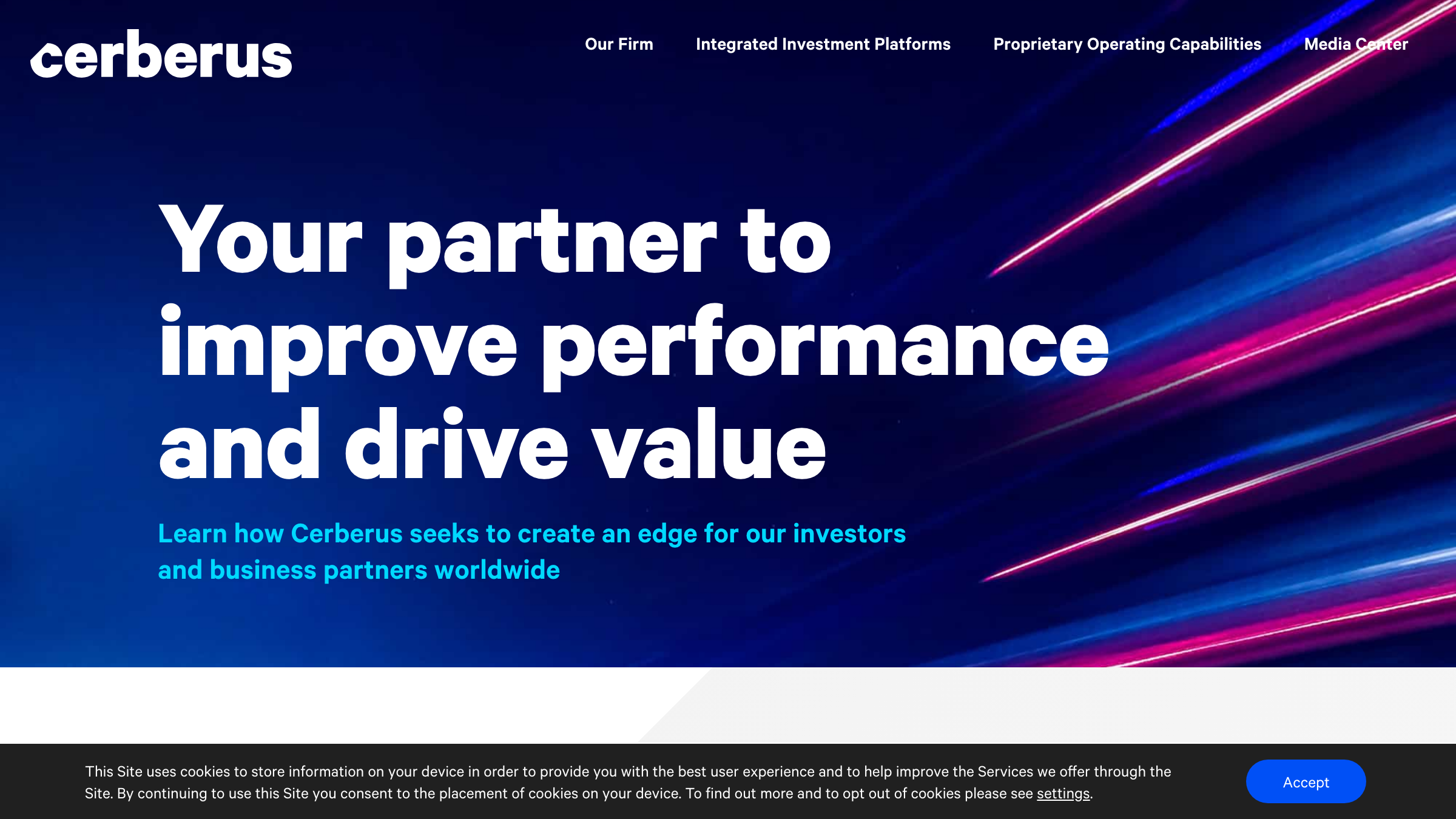 Cerberus Capital Management page preview