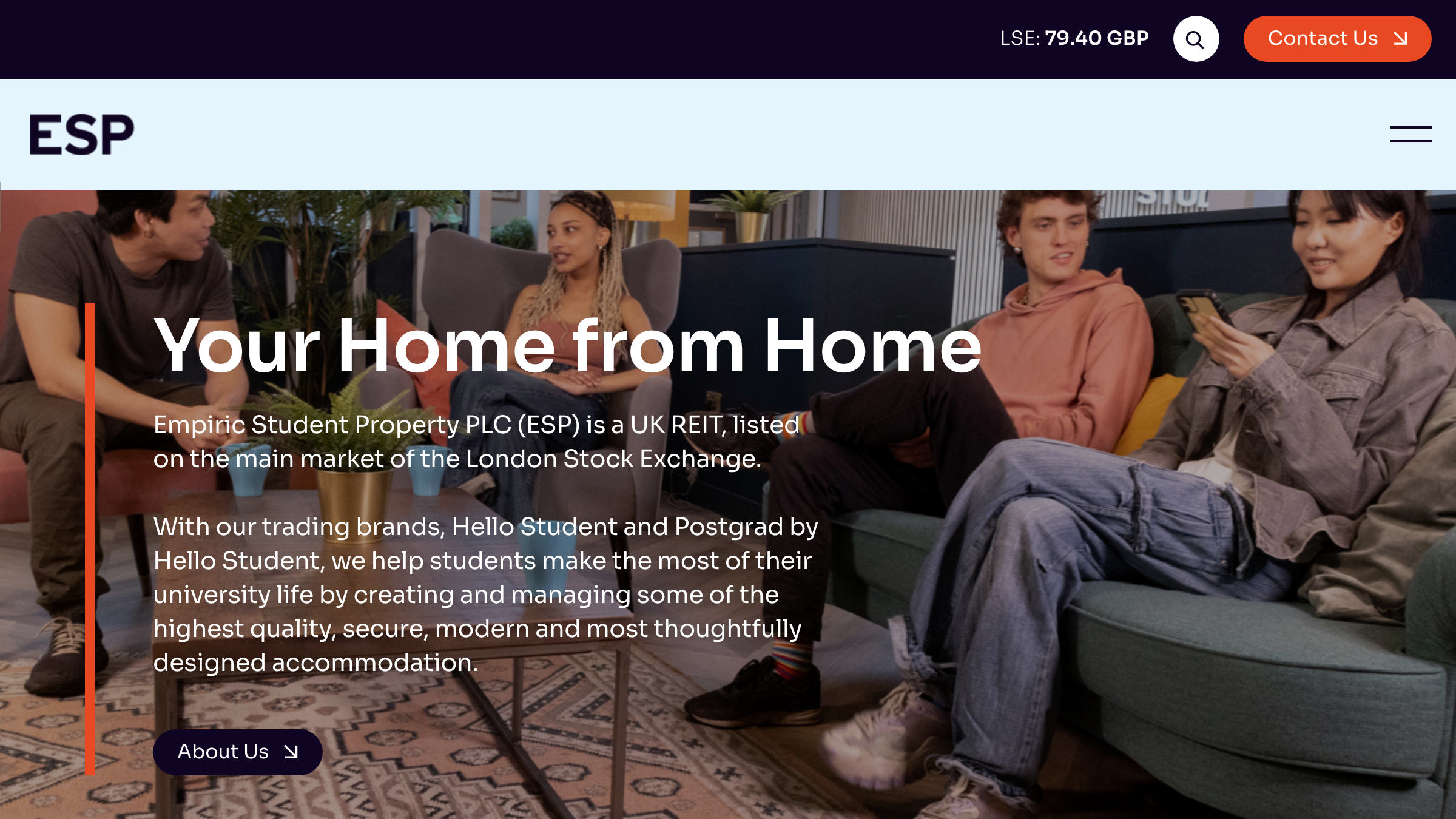 Empiric Student Property page preview