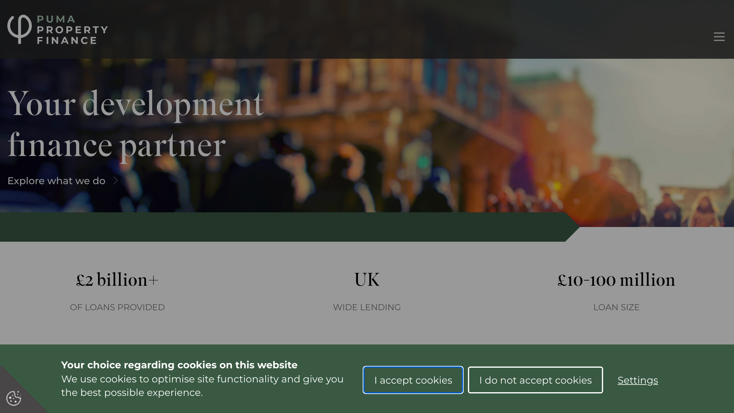 Puma Property Finance page preview