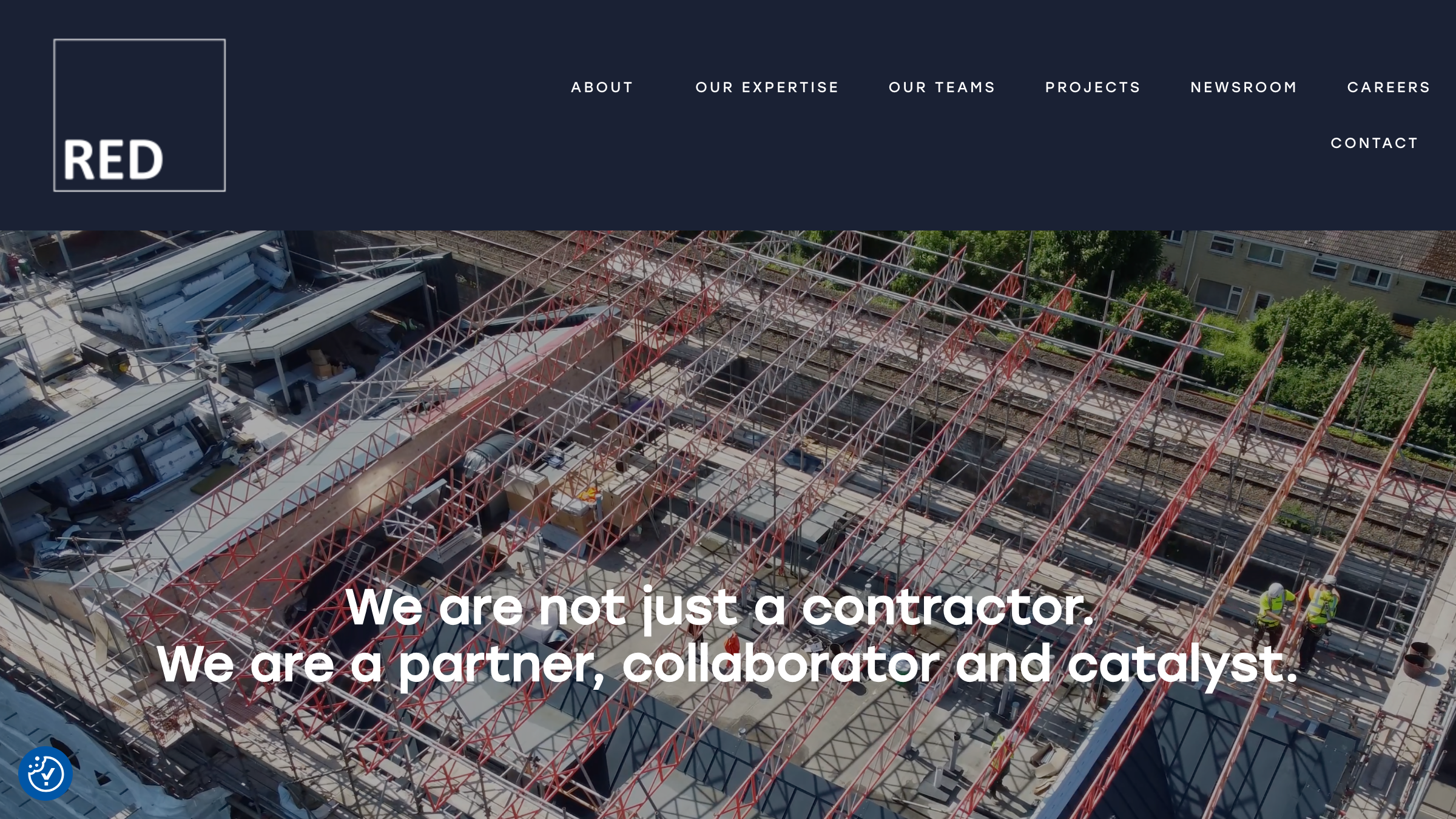 RED Construction Group page preview
