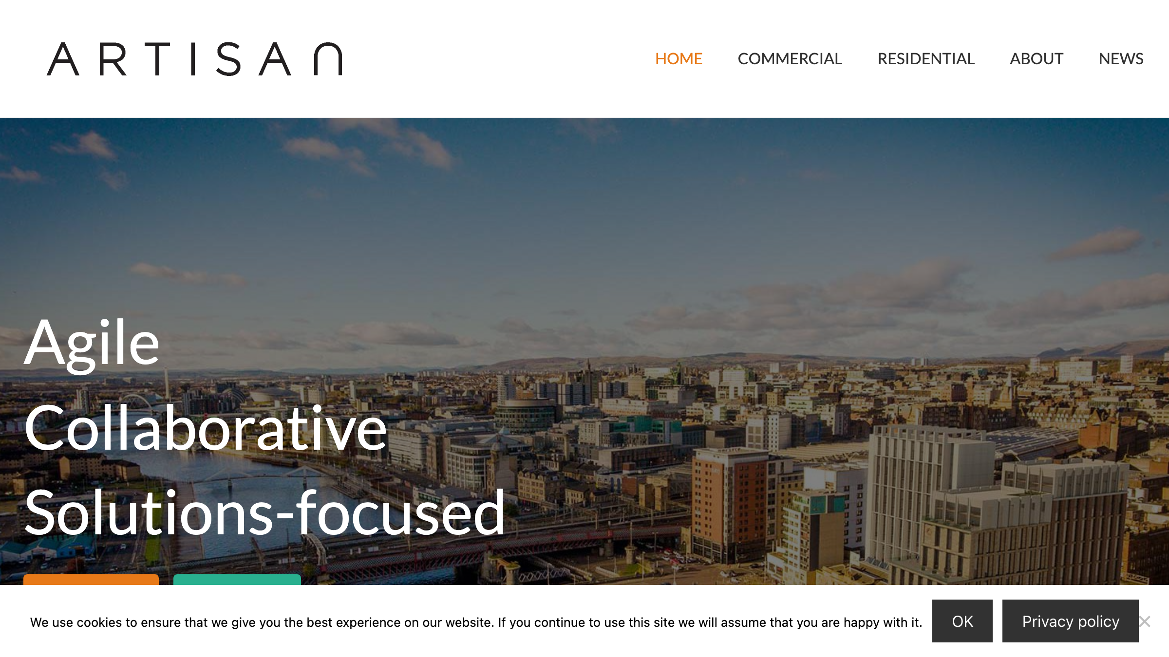 Artisan Real Estate page preview